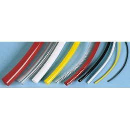1 Reel of 50 M - SES Sterling PVC Black Cable Sleeve, 1mm Diameter, 50m Length, Plio-Super Series