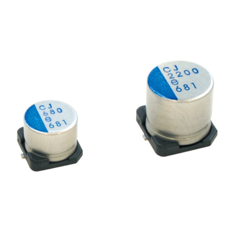 20 pcs - PCJ0J471MCL1GS Nichicon 470μF Surface Mount Polymer Capacitor, 6.3V dc