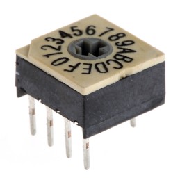 1 pcs - Hartmann 16 Way Through Hole DIP Switch