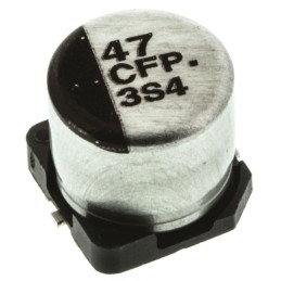 20 pcs - EEEFP1C470AP Panasonic 47μF Aluminium Electrolytic Capacitor 16V dc, Surface Mount - EEEFP1C470AP