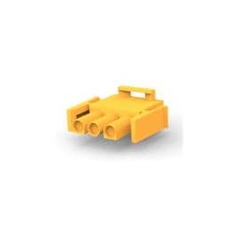10 pcs : 1-480700-3 - Pin & Socket Connectors PLUG HOUSE 3 POS ORANGE UL94V-2