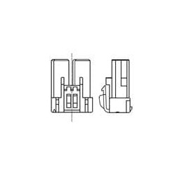 10 pcs : DF22L-2S-7.92C(28) - Power to the Board Housing PL 2 POS 7.92mm ST Bag