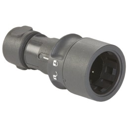 1 pcs - Bulgin Circular Connector, 3 Contacts, Cable Mount, Plug, Male, IP66, IP68, IP69K, Buccaneer 6000 Series