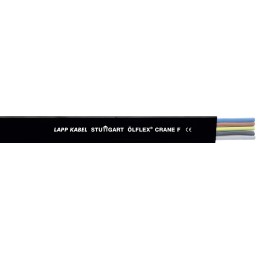 1 Reel of 50 M - Lapp 4 Core Power Cable, 2.5 mm², 50m, Black Rubber Sheath, Flat, 500 V