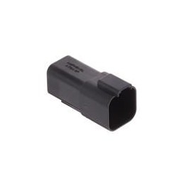 10 pcs : AT04-6P-BLK - Automotive Connectors 6 Pin Recept. BLK