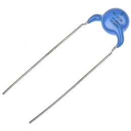 100 pcs - C901U222MYVDBA7317 KEMET Single Layer Ceramic Capacitor (SLCC) 2.2nF 250V ac ±20% Y5V Dielectric, C900, Through Hole +