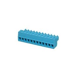 10 pcs : TBP02P1-381-12BE - Pluggable Terminal Blocks Terminal block, pluggable, 3.81, plug, 12 pole, slotted screw, blue
