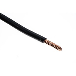 1 Reel of 50 M - RS PRO Black 25 mm² Hook Up Wire, 7/2.14 mm, 50m
