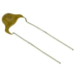 50 pcs - VY1220K31U2JQ6TV0 Vishay Single Layer Ceramic Capacitor (SLCC) 22pF 500V ac ±10% U2J Dielectric, VY1, Through Hole +125