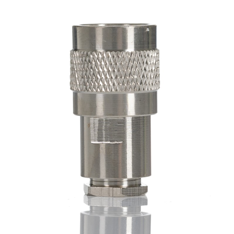 1 pcs - RS PRO, Plug Cable Mount TNC Connector, 50Ω, Solder Termination, Straight Body