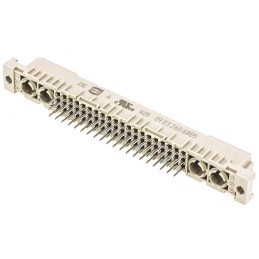 1 pcs - Harting 60 + 4 Way 2.54mm Pitch, Type M Class C2, 3 Row, Straight DIN 41612 Connector, Socket