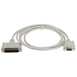 1 pcs - Roline Male 25 Pin D-sub to Female 9 Pin D-sub Serial Cable, 1.8m