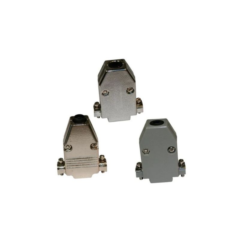 1 pcs - Norcomp 979 Series Zinc Alloy D Sub Backshell, 50 Way, Strain Relief