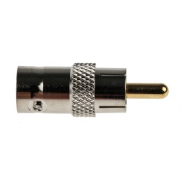 1 pcs - RS PRO Straight 75Ω RF Adapter RCA Plug to BNC Socket 250MHz