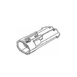 10 pcs : 12177071 - Automotive Connectors 2P MALE RED MP 150 SERIES 14AMPS