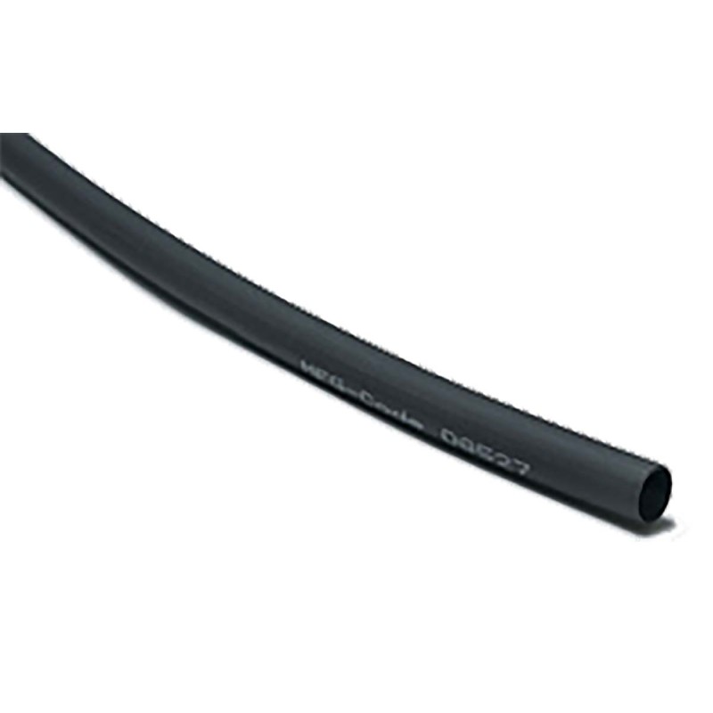 1 Reel of 60 M - HellermannTyton Halogen Free Heat Shrink Tubing, Black 9.5mm Sleeve Dia. x 60m Length 2:1 Ratio, SE28 Series