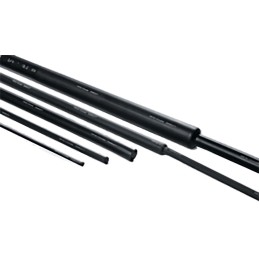 1 Reel of 60 M - HellermannTyton Halogen Free Heat Shrink Tubing, Black 9.5mm Sleeve Dia. x 60m Length 2:1 Ratio, SE28 Series
