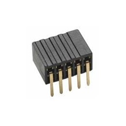 10 pcs : M50-3200545 - Headers & Wire Housings 05+05 DIL GOLD HORIZONTAL SOCKET