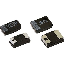 50 pcs - TMCUB1D225KTRF Vishay 2.2μF Tantalum Capacitor 20V dc, TMCU Series