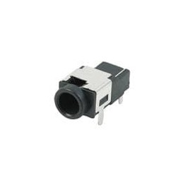 10 pcs : PJ-071 - DC Power Connectors 0.8 x 3.35 mm, 2.0 A, Horizontal, Through Hole, Shielded, 3 Conductor, Dc Power Jack Conne