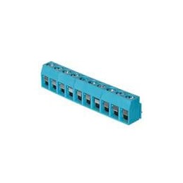 10 pcs : TB003V-500-P10BE - Fixed Terminal Blocks Terminal block, screw type, 5.00 , vertical, 10 poles, CUI Blue, Philip's head