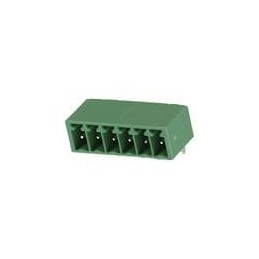 10 pcs : 39502-6006 - Pluggable Terminal Blocks 3.5MM EURO HEADER RA O HEADER RA GRN 6CKT