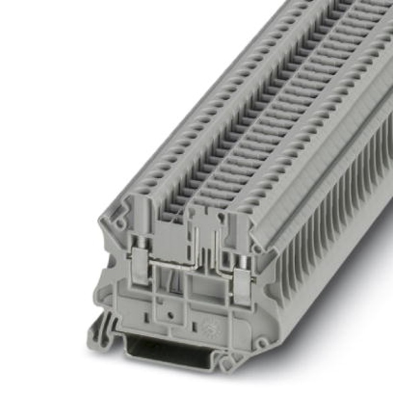 1 pcs - Phoenix Contact UT 2.5-TG Series Grey Disconnect Terminal Block, 2.5mm², Single-Level, Screw Termination