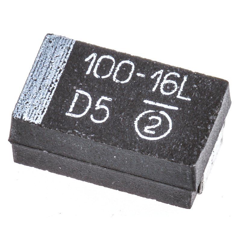 20 pcs - 293D107X9016D2TE3 Vishay 100μF MnO2 Tantalum Capacitor 16V dc, 293D Series