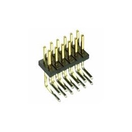 10 pcs : M50-3900642 - Headers & Wire Housings 6+6 DIL PIN HDR HORIZ Au/Sn