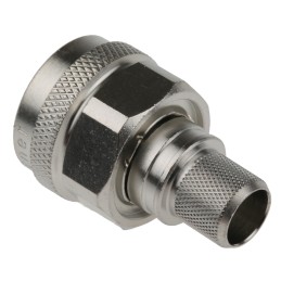 1 pcs - Telegartner, Plug Cable Mount N Connector, 50Ω, Crimp Termination, Straight Body