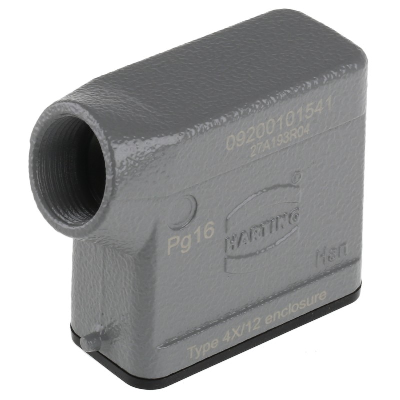 1 pcs - HARTING Han A Heavy Duty Power Connector Hood, PG16 Thread