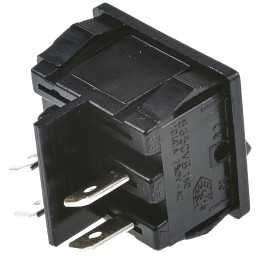 1 pcs - Arcolectric (Bulgin) Ltd DPST, On-Off Rocker Switch Panel Mount