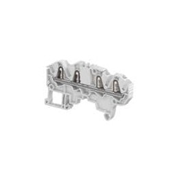 10 pcs : ZK2.5-4P-BK - DIN Rail Terminal Blocks Aut SNK PI-Spring