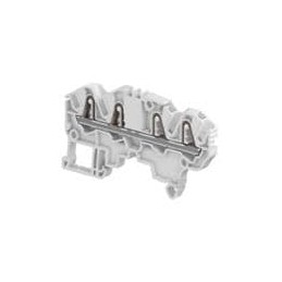 10 pcs : ZK2.5-4P-OR - DIN Rail Terminal Blocks Aut SNK PI-Spring