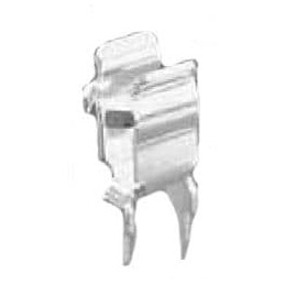 10 pcs : 01000056Z - Fuse Clips ACS PC 5MM CLIP BRASS/TIN-PLTD