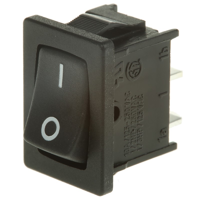 1 pcs - Molveno SPST, On-None-Off Rocker Switch Panel Mount