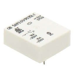 1 pcs - Dold PCB Mount Latching Power Relay, 12V dc Coil, 16A Switching Current, SPDT