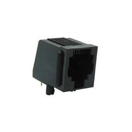 10 pcs : SS-90000-004 - Modular Connectors / Ethernet Connectors RJ45 jack ,6P6C unshld hrz, flanged