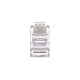 10 pcs : MP88RX-5000 - Modular Connectors / Ethernet Connectors 8P8C STRANDED ROUND 50u