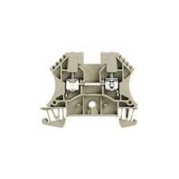 10 pcs : 1037800000 - DIN Rail Terminal Blocks WDU 4,WM,GREY