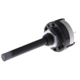 1 pcs - Lorlin, 16 Position, Hexadecimal SPST Rotary Switch, 150 mA @ 50 V, Through Hole