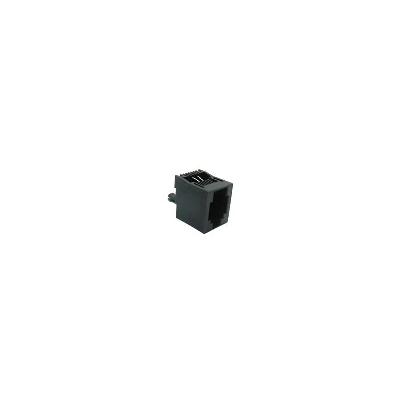 10 pcs : SS-90000-005 - Modular Connectors / Ethernet Connectors RJ45 jack, vertical 6P4C, unshielded