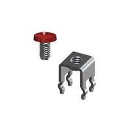 10 pcs : 7796-2 - Terminals PC SCREW TERMINAL RED M4 VERTICAL