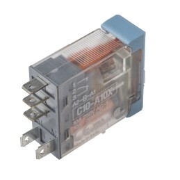 1 pcs - Releco PCB Mount Power Relay, 110V dc Coil, 10A Switching Current, SPDT