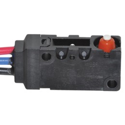 1 pcs - Omron Pin Plunger Micro Switch, Wire Lead Terminal, 3 A @ 125 V ac, SP-CO, IP67