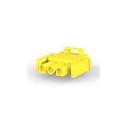 10 pcs : 1-350766-4 - Pin & Socket Connectors 03P UMNL V0 PLUG HSG YELLOW
