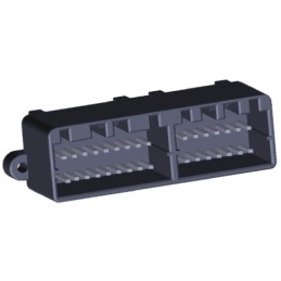 1 pcs - TE Connectivity MULTILOCK 040 II Series Straight Through Hole Mount PCB Socket, 36-Contact, 2-Row, 2.5mm Pitch, Solder