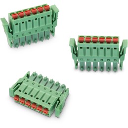 1 pcs - Wurth Elektronik 3.81mm Pitch 8 Way Vertical Pluggable Terminal Block, Plug, Cable Mount, Solder Termination