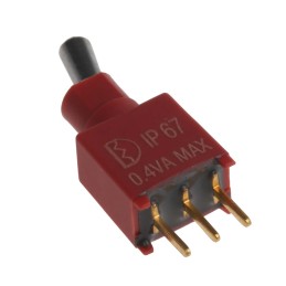 1 pcs - RS PRO Toggle Switch, PCB Mount, On-On, SPDT, Through Hole Terminal