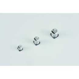 20 pcs - GYC1J560MCQ1GS Nichicon 56μF Conductive Polymer Hybrid Aluminium Electrolytic Capacitor 63V dc, Surface Mount - GYC1J56